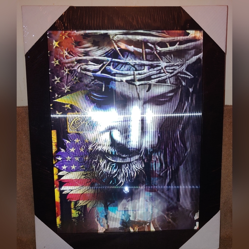 Jesus Christ Inspirational 3D Hologram Picture